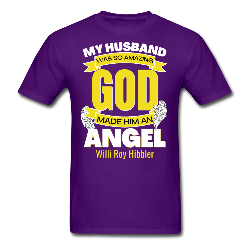 HUSBAND WILLI UNISEX SHIRT - purple