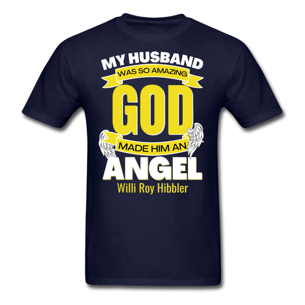 HUSBAND WILLI UNISEX SHIRT - navy