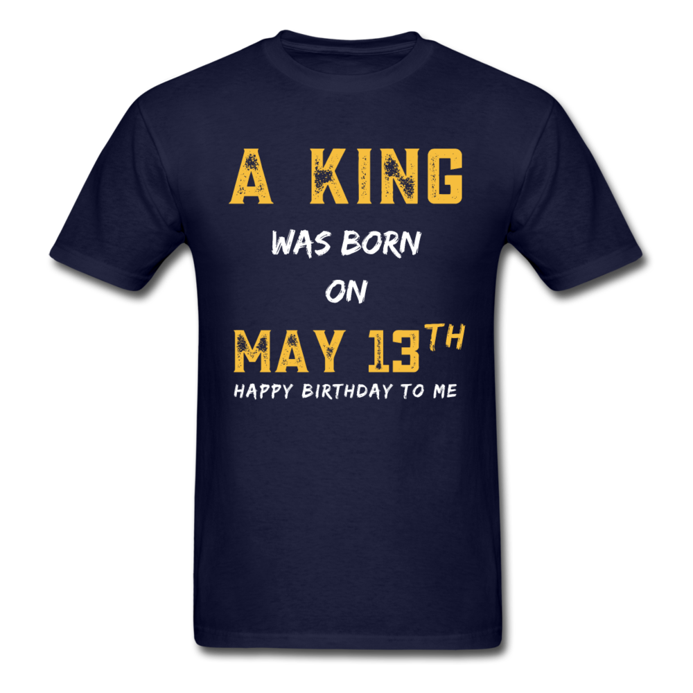 KING MAY 13 UNISEX SHIRT - navy