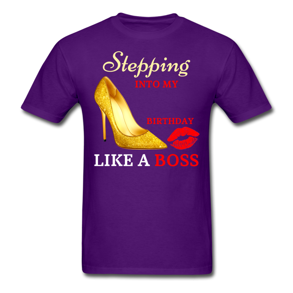 STEPPING AGE CUSTOMIZE UNISEX SHIRT - purple