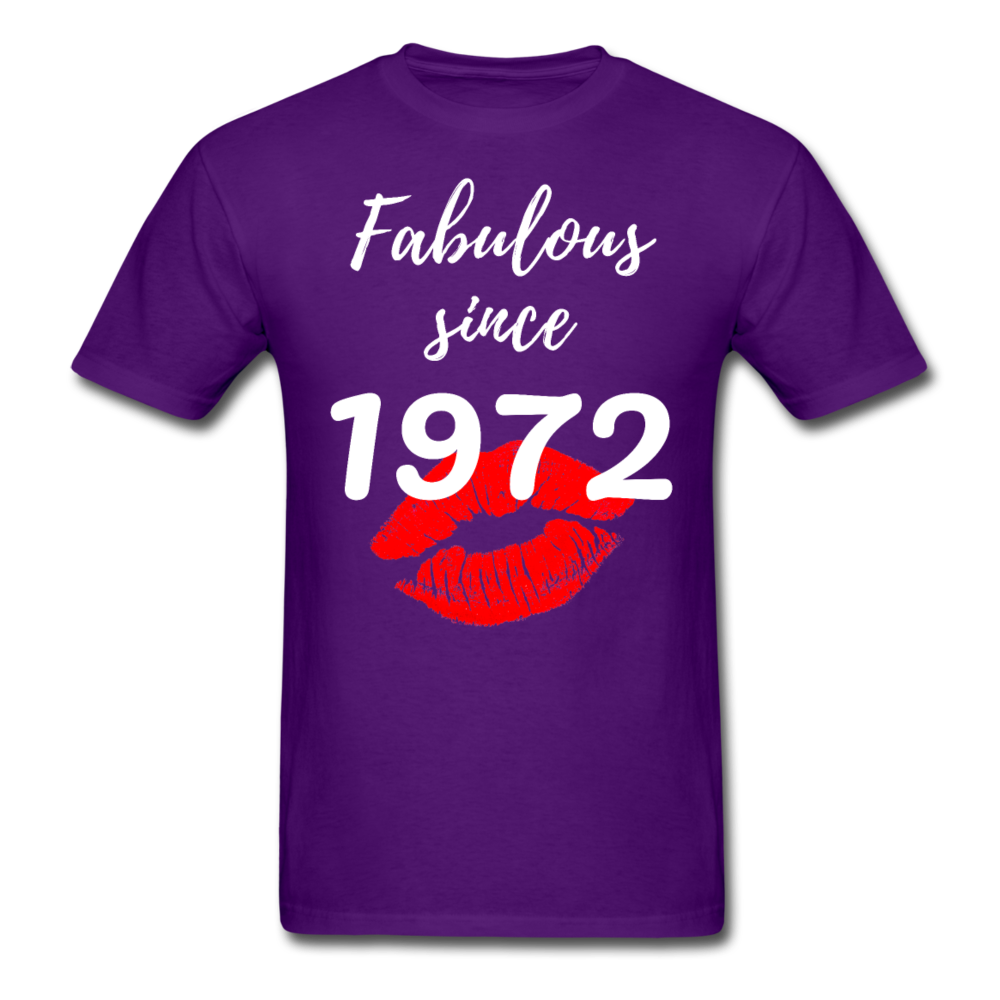 1972 FAB 49 UNISEX SHIRT ( FRONT BACK PRINT) - purple