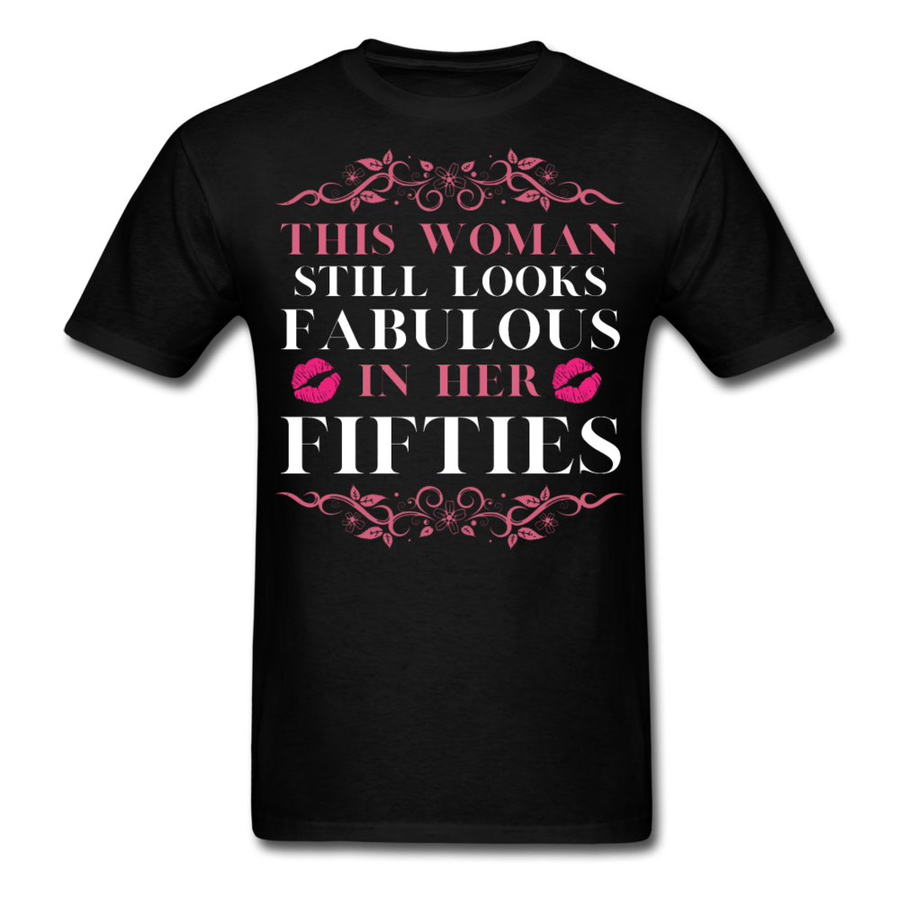 WOMAN FIFTIES UNISEX SHIRT - black