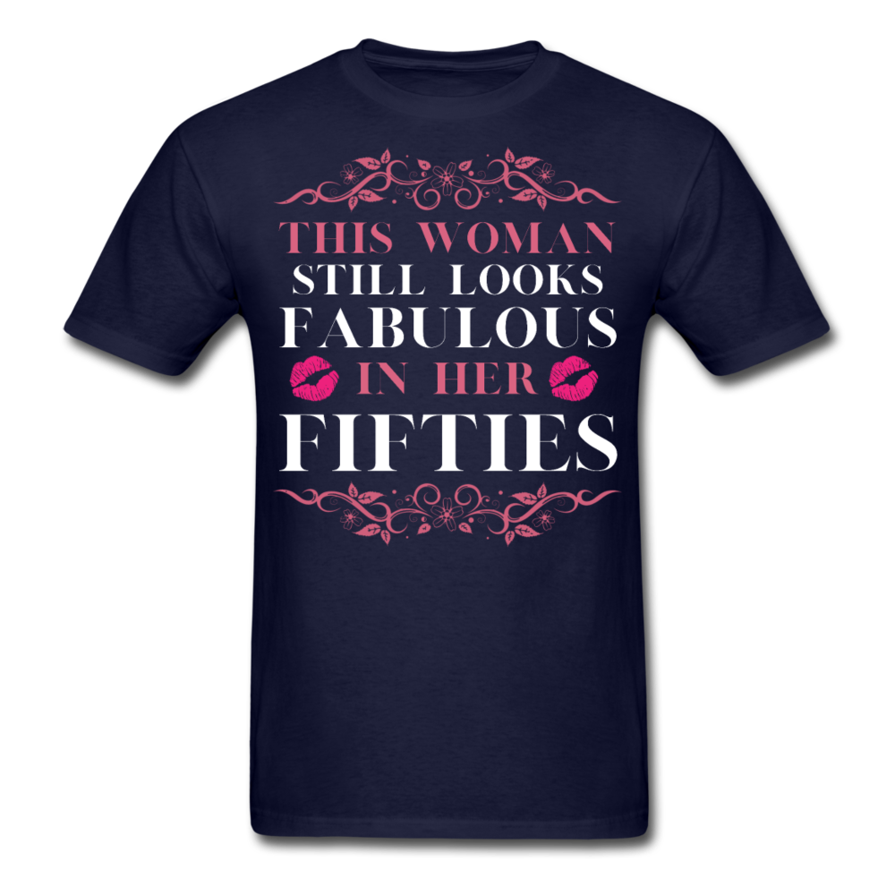 WOMAN FIFTIES UNISEX SHIRT - navy