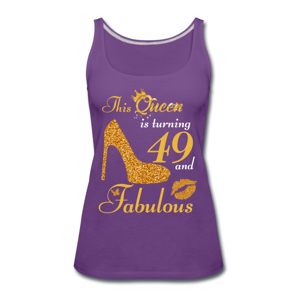 QUEEN 49 FAB TANK - purple