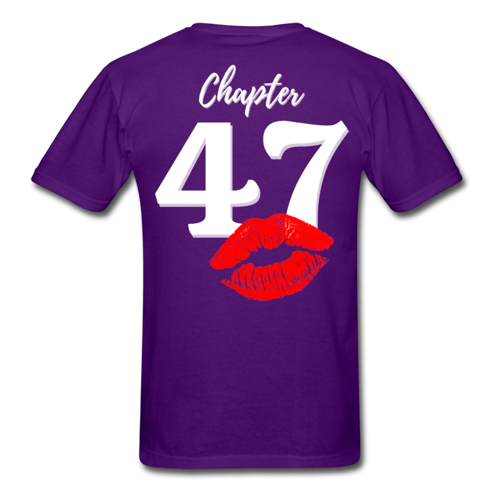 1974 FAB 47 FRONT BACK PRINT UNISEX SHIRT - purple