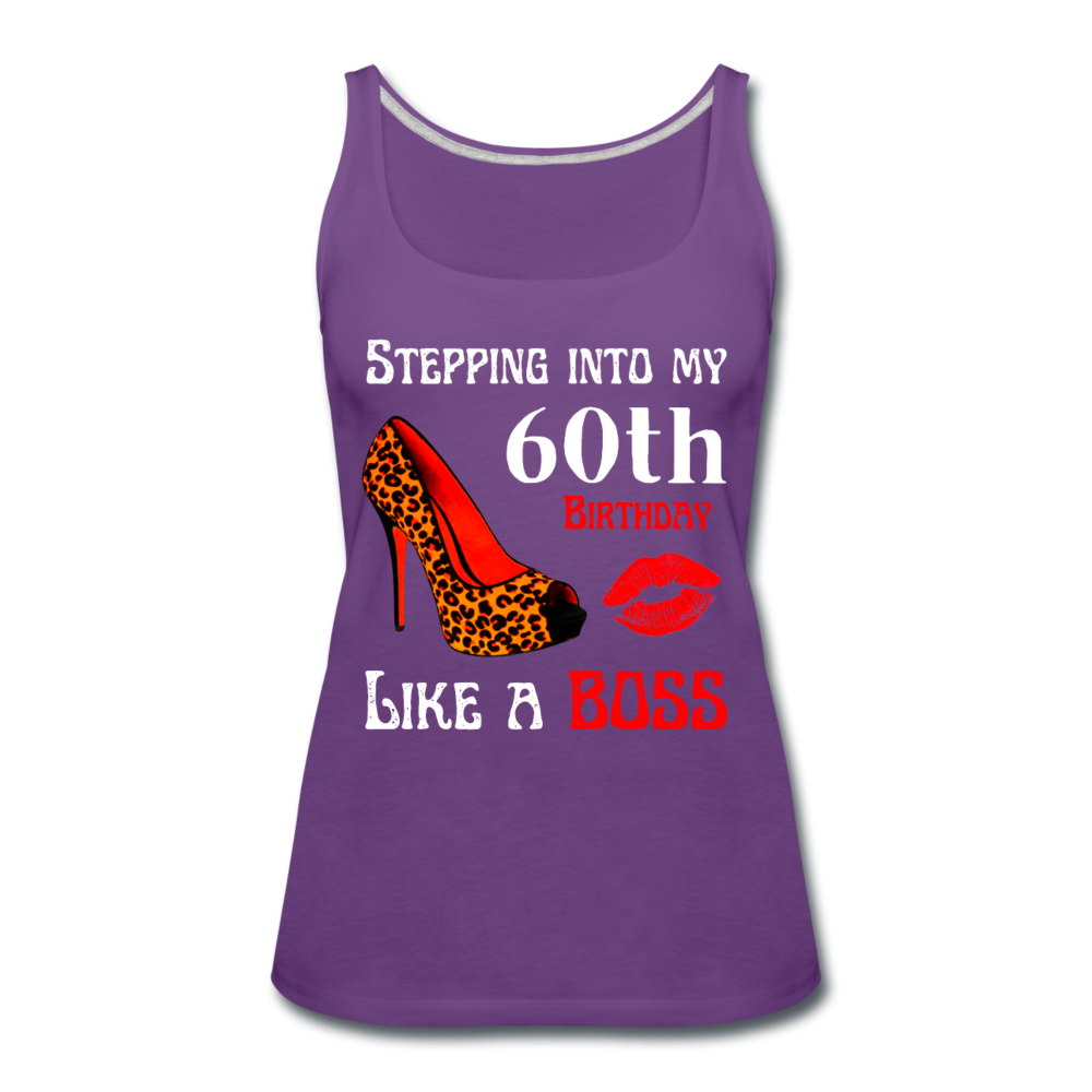 STEP 60 LEOPARD TANK - purple