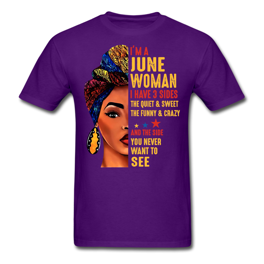 JUNE WOMEN UNISEX SHIRT - purple