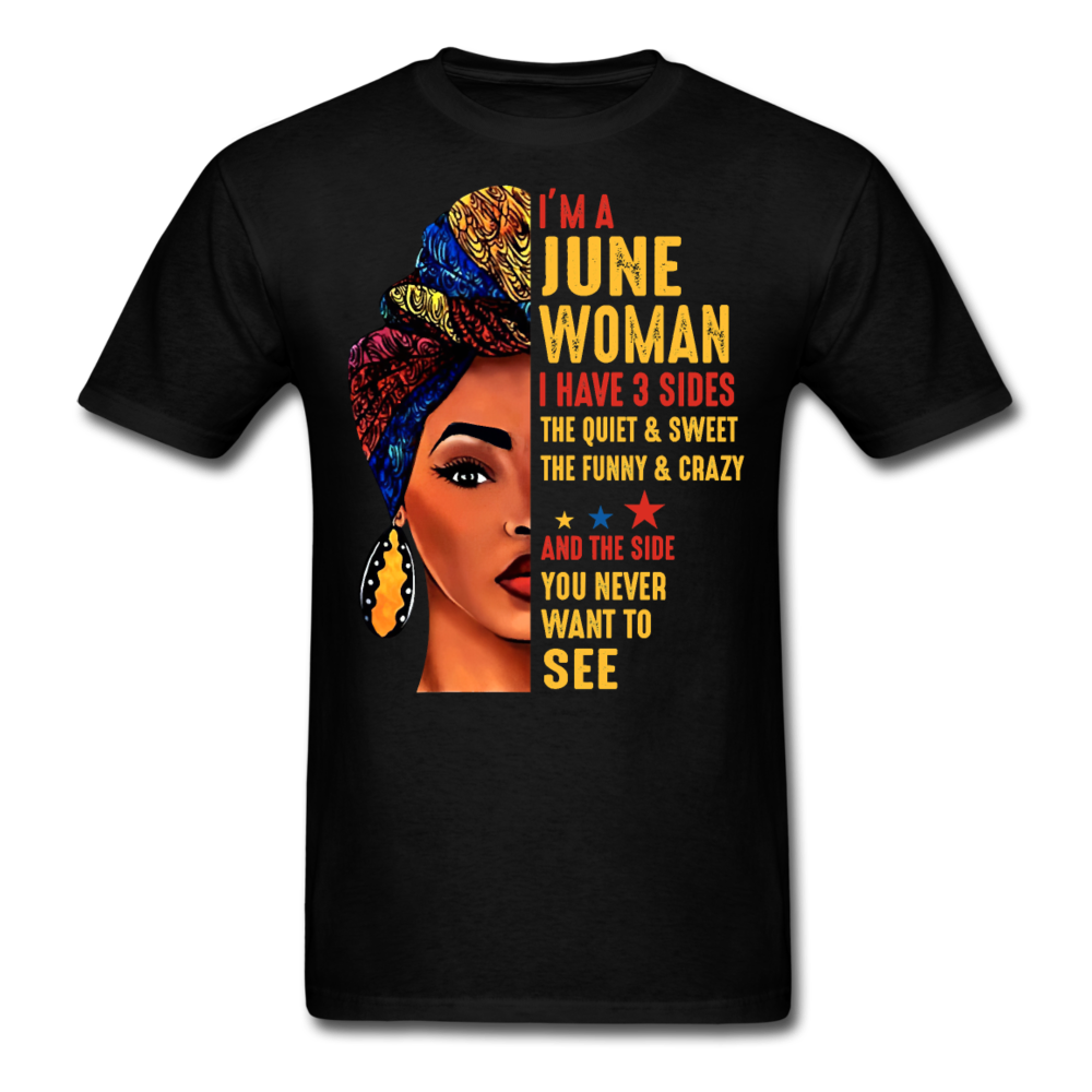 JUNE WOMEN UNISEX SHIRT - black