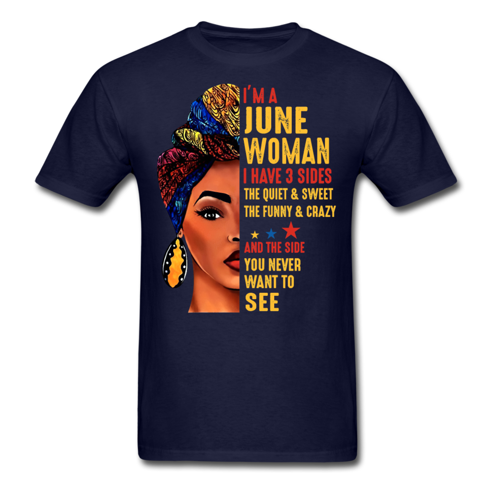 JUNE WOMEN UNISEX SHIRT - navy