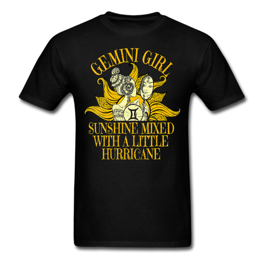 GEMINI SUNSHINE GIRL UNISEX SHIRT - black