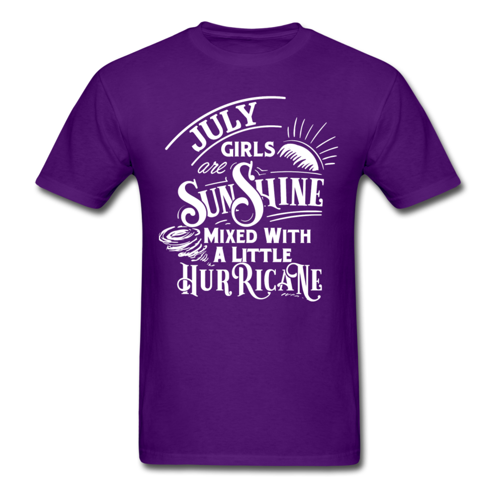 JULY SUNSHINE GIRLS UNISEX SHIRT - purple