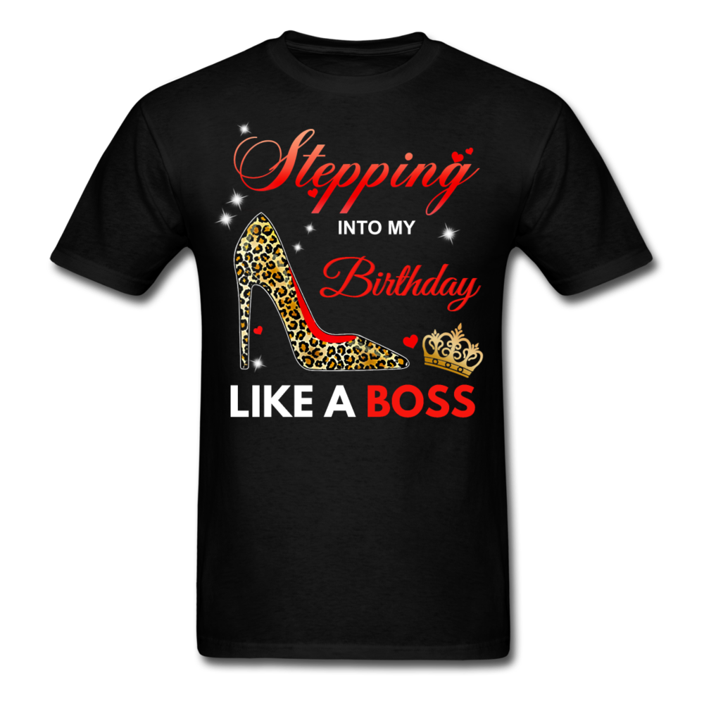 BIRTHDAY BOSS UNISEX SHIRT - black