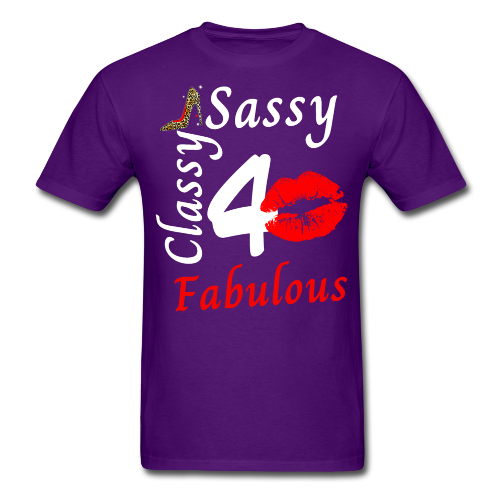 CLASSY 40 UNISEX SHIRT - purple