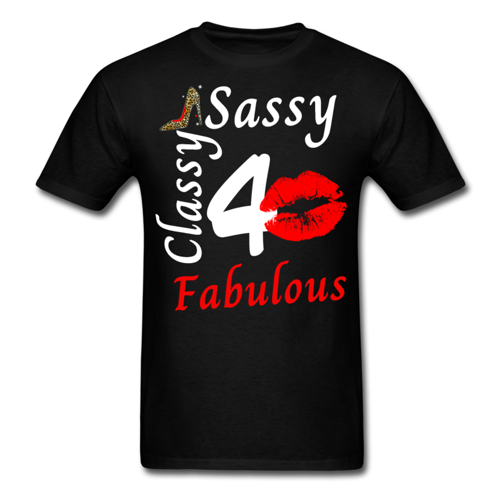 CLASSY 40 UNISEX SHIRT - black