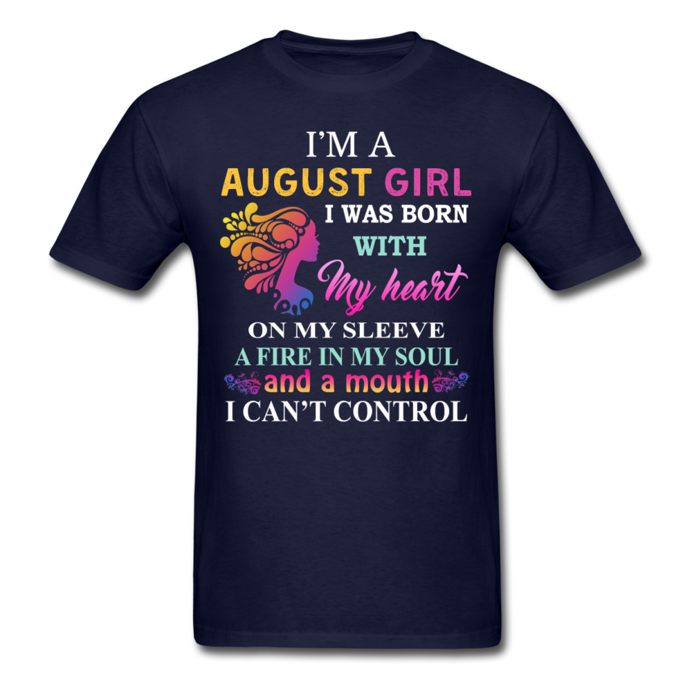 AUGUST FIRE GIRL UNISEX SHIRT - navy