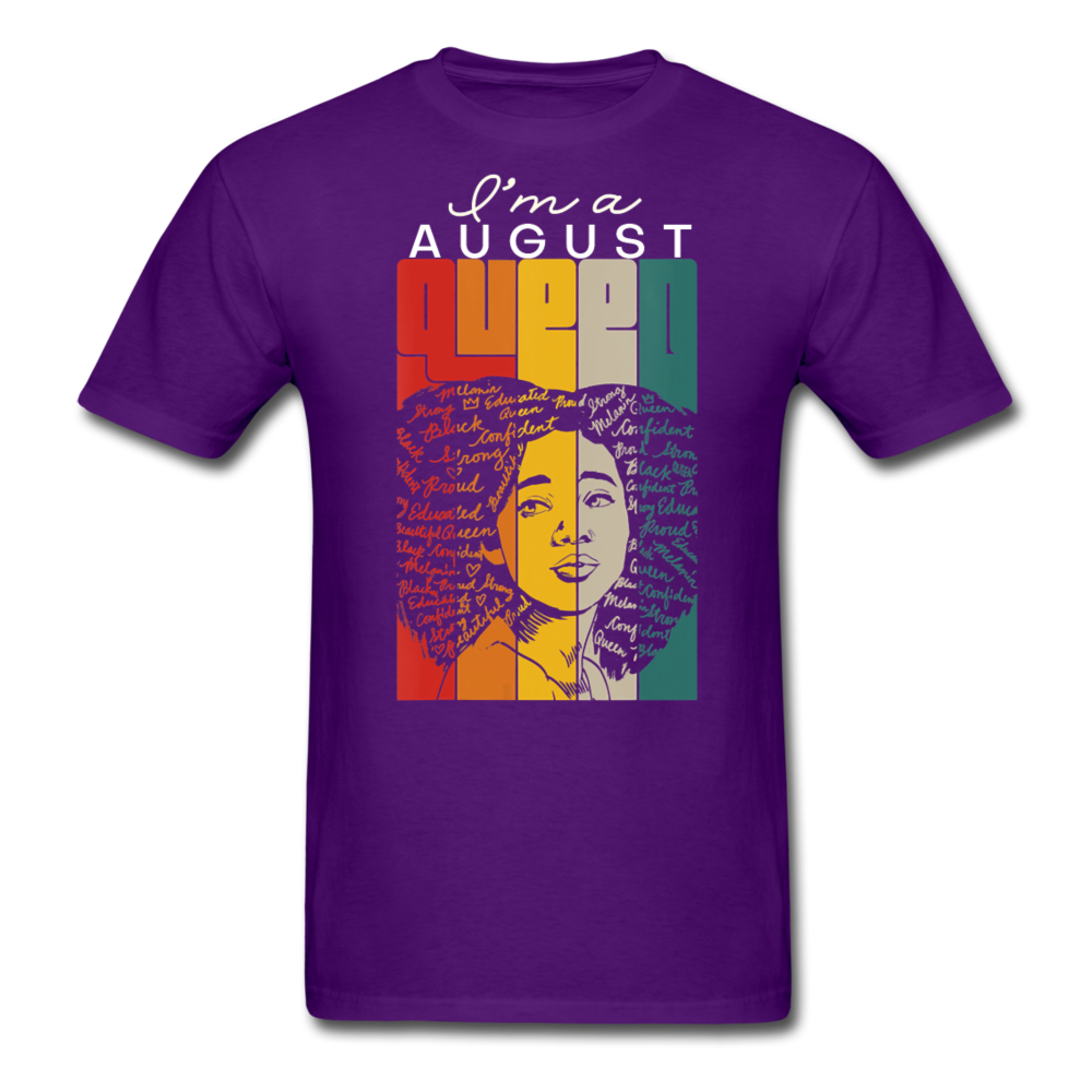 AUGUST QUEEN UNISEX SHIRT - purple