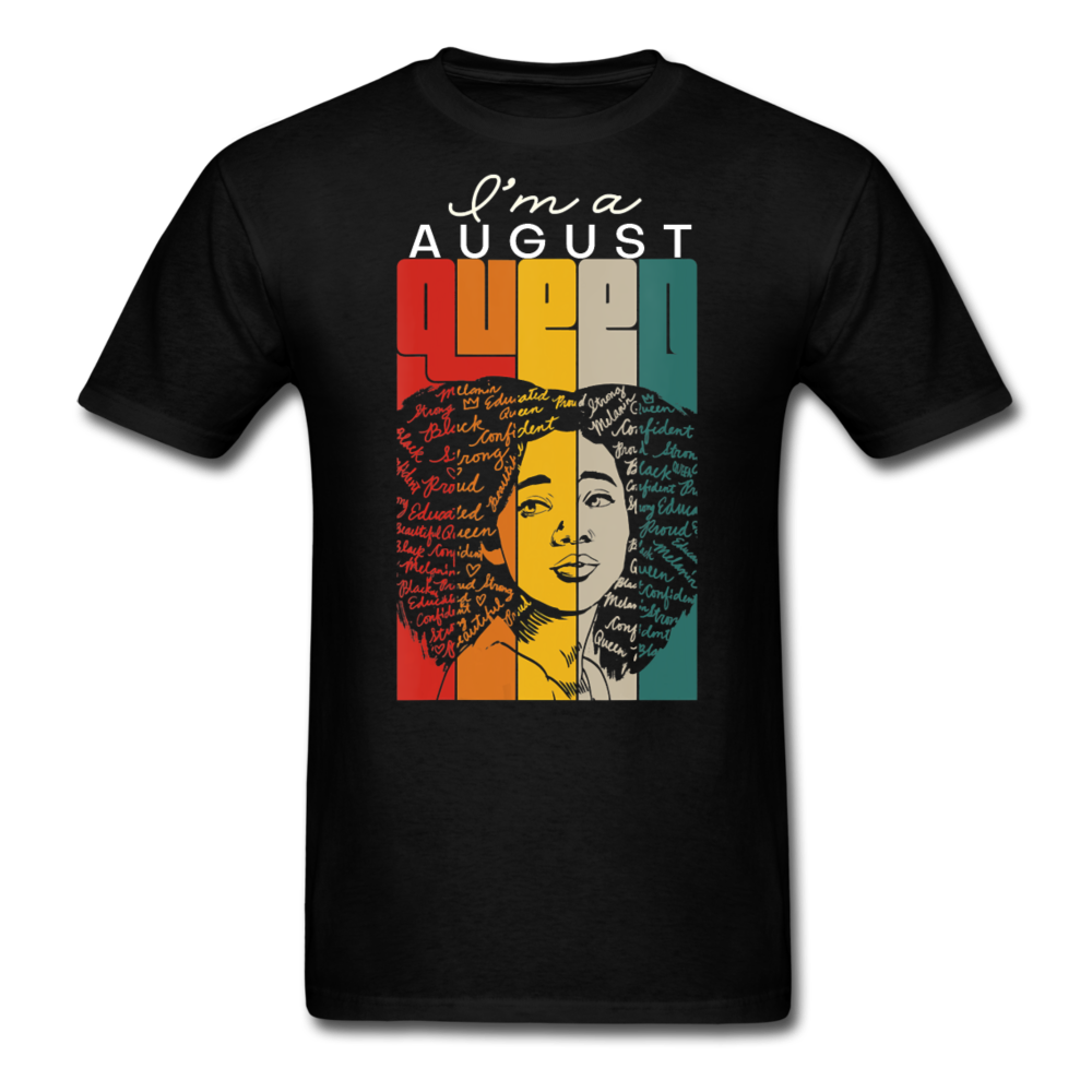 AUGUST QUEEN UNISEX SHIRT - black