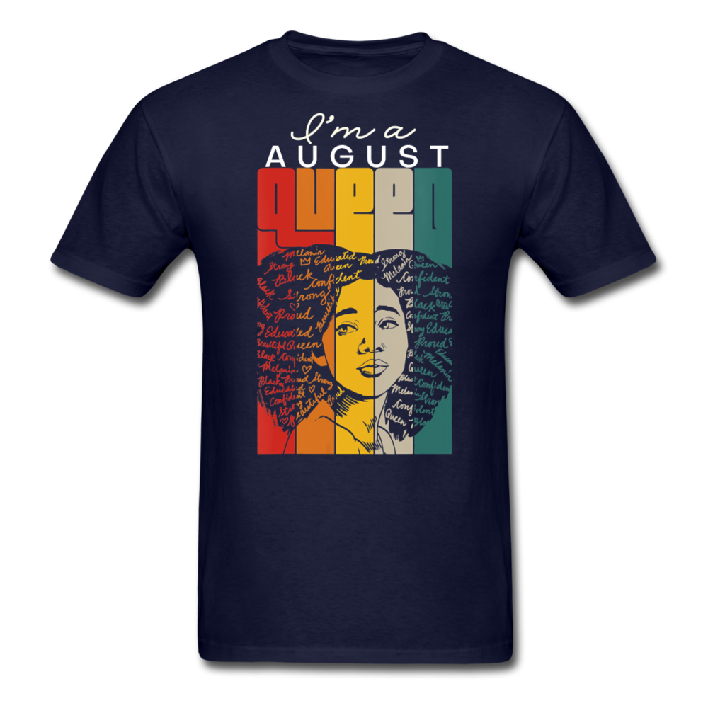 AUGUST QUEEN UNISEX SHIRT - navy