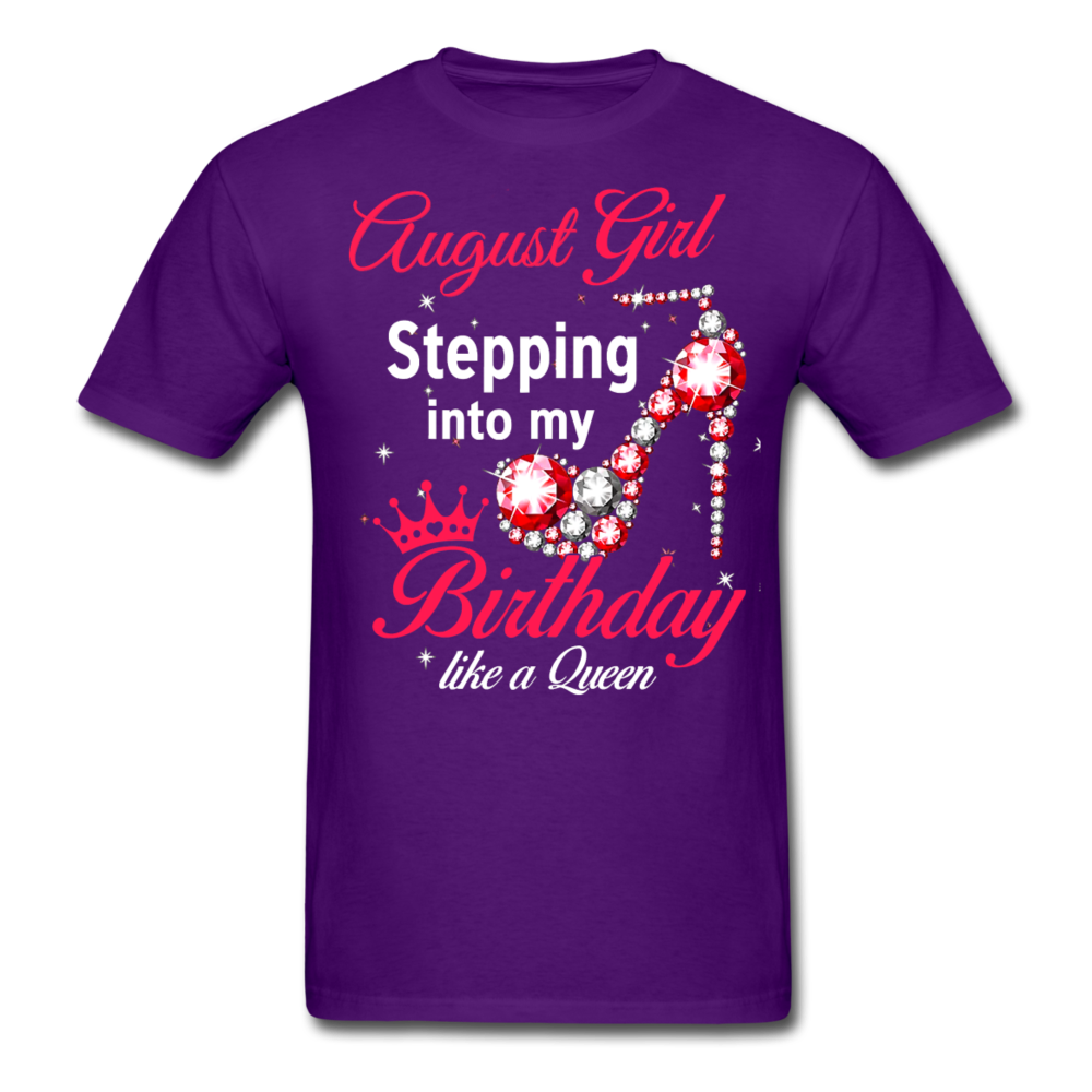 AUGUST STEP QUEEN UNISEX SHIRT - purple