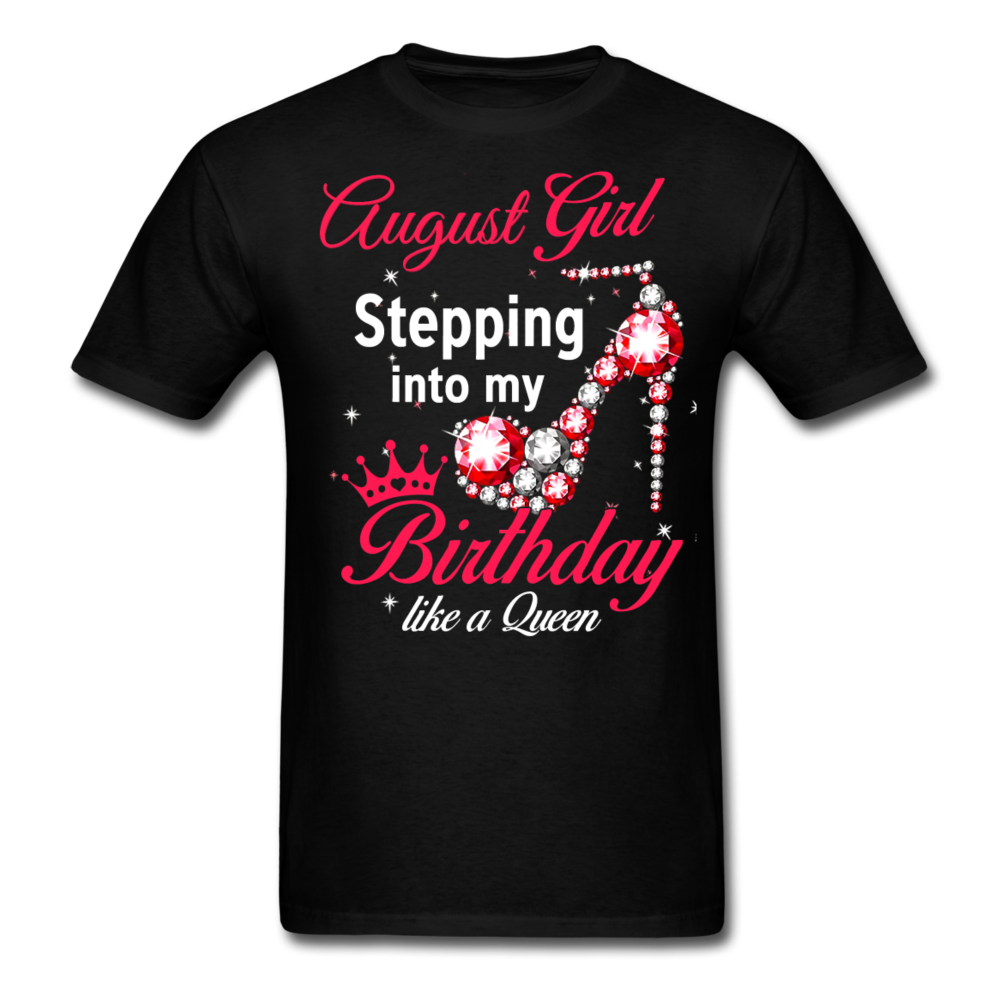 AUGUST STEP QUEEN UNISEX SHIRT - black