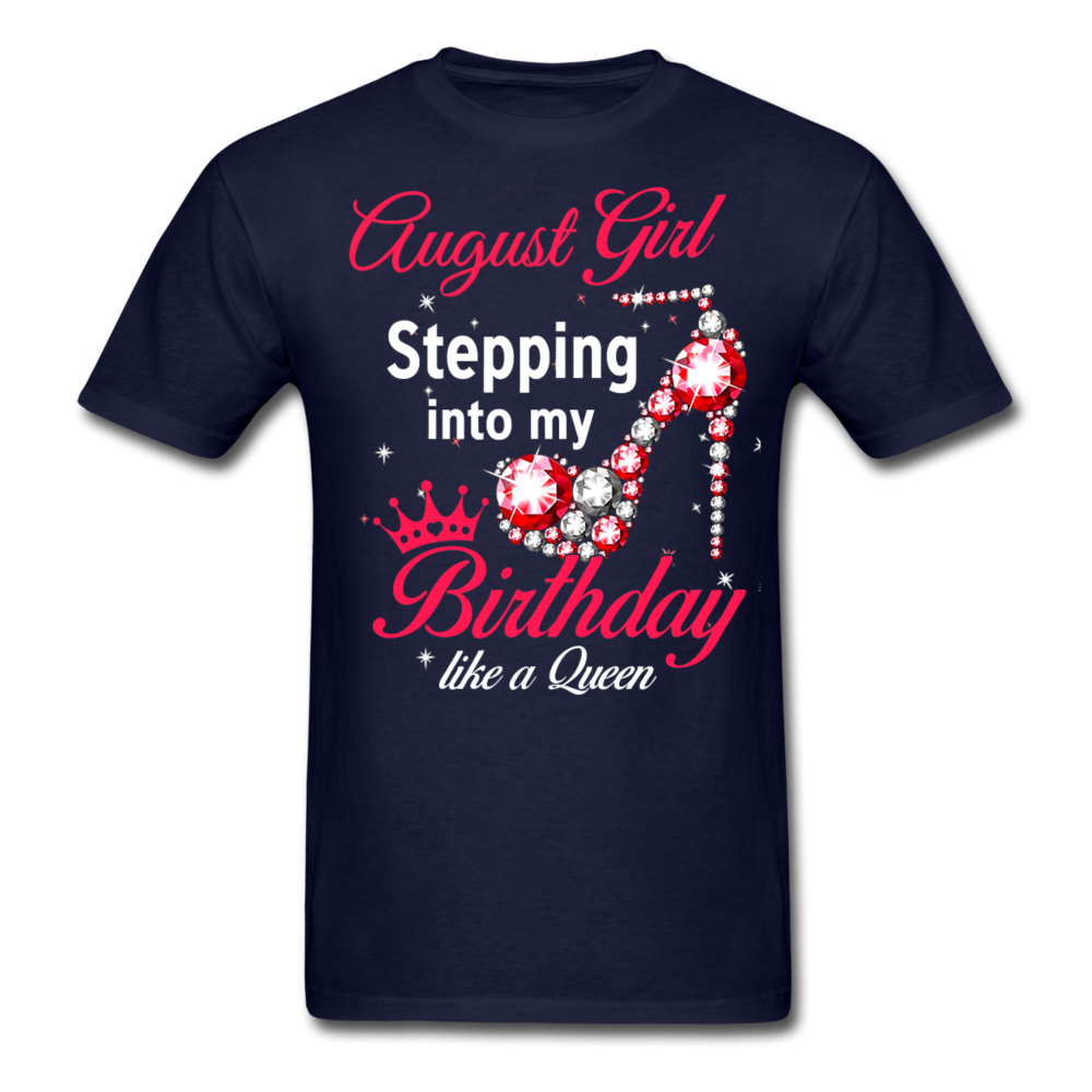 AUGUST STEP QUEEN UNISEX SHIRT - navy