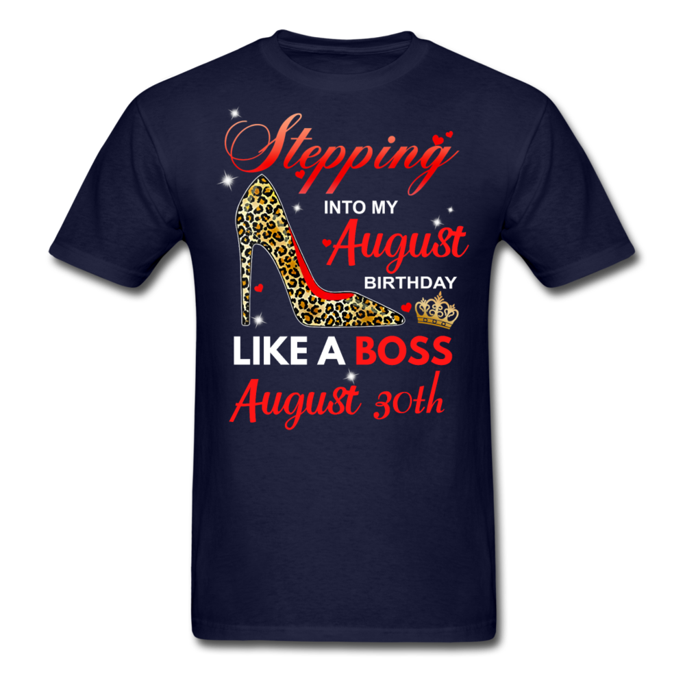 BOSS 30TH AUGUST UNISEX SHIRT - navy