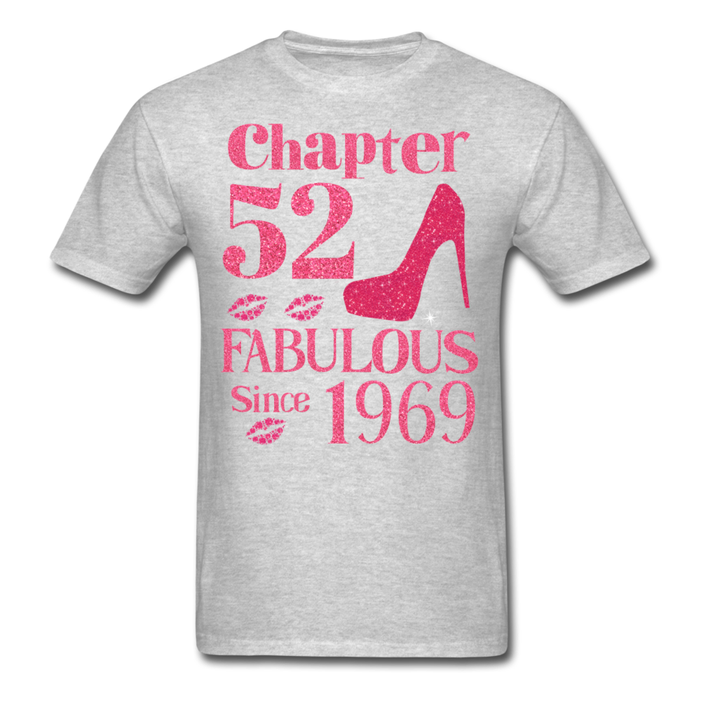 PINK FAB 52 UNISEX SHIRT - heather gray