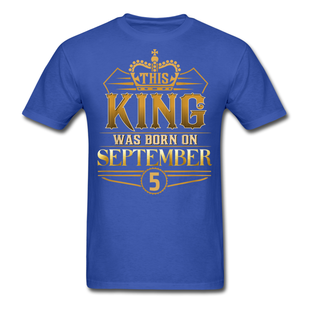 KING 5TH SEPTEMBER - royal blue