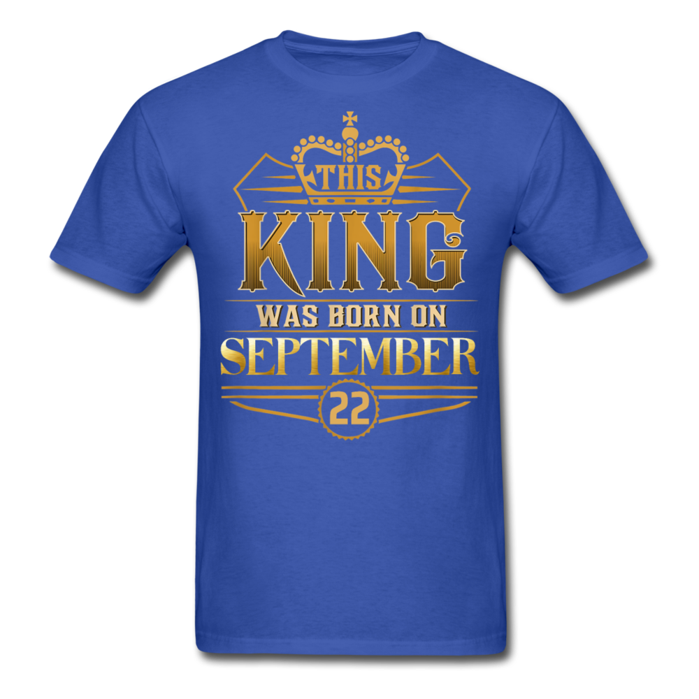 KING 22ND SEPTEMBER - royal blue