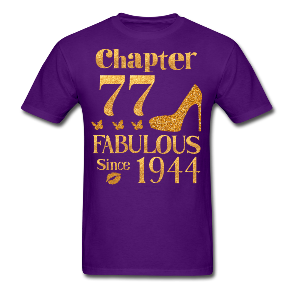 GOLD 77 UNISEX SHIRT - purple