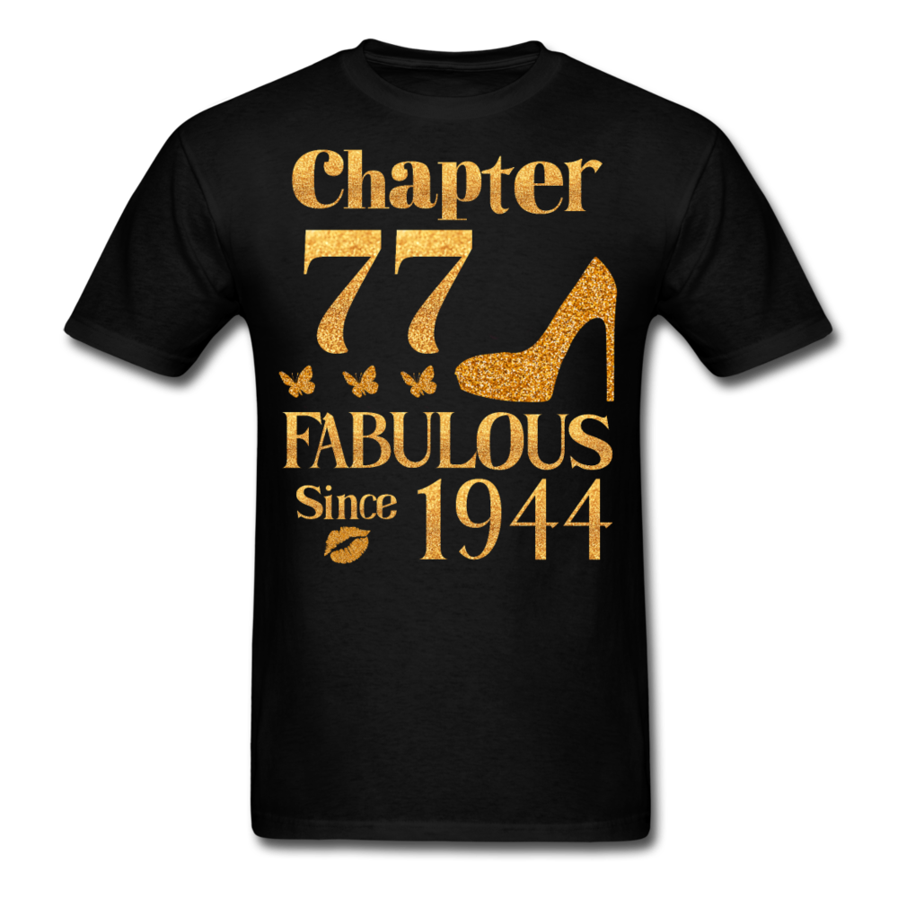 GOLD 77 UNISEX SHIRT - black