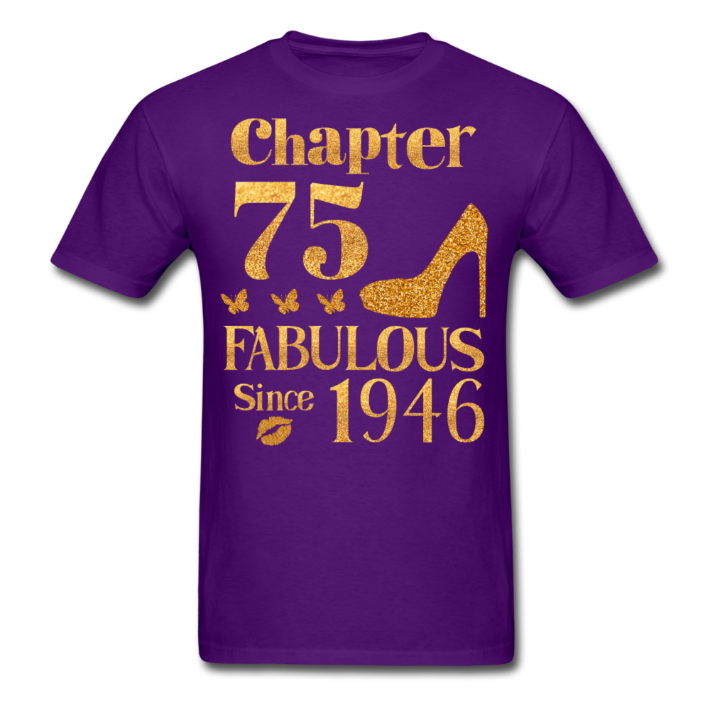 GOLD 75 UNISEX SHIRT - purple