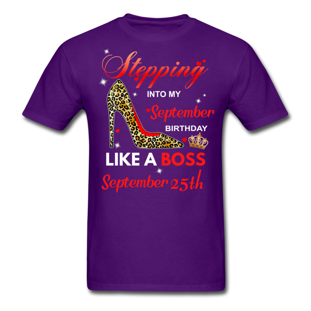 BOSS 25TH SEPTEMBER UNISEX SHIRT - purple