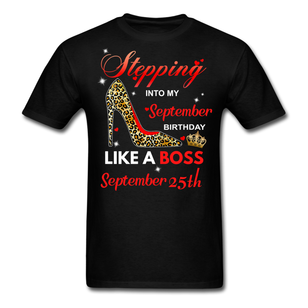 BOSS 25TH SEPTEMBER UNISEX SHIRT - black