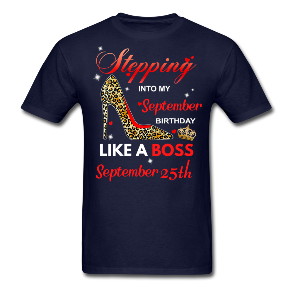 BOSS 25TH SEPTEMBER UNISEX SHIRT - navy