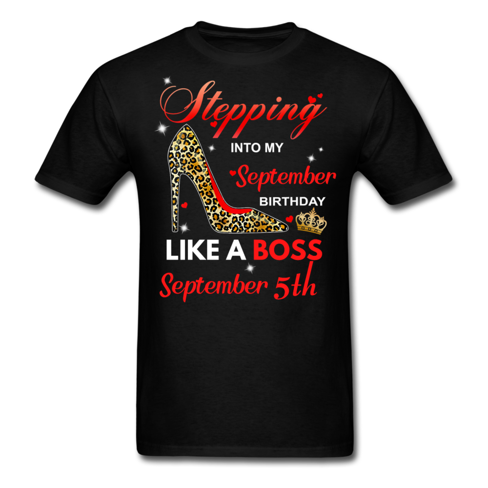 BOSS 5TH SEPTEMBER UNISEX SHIRT - black