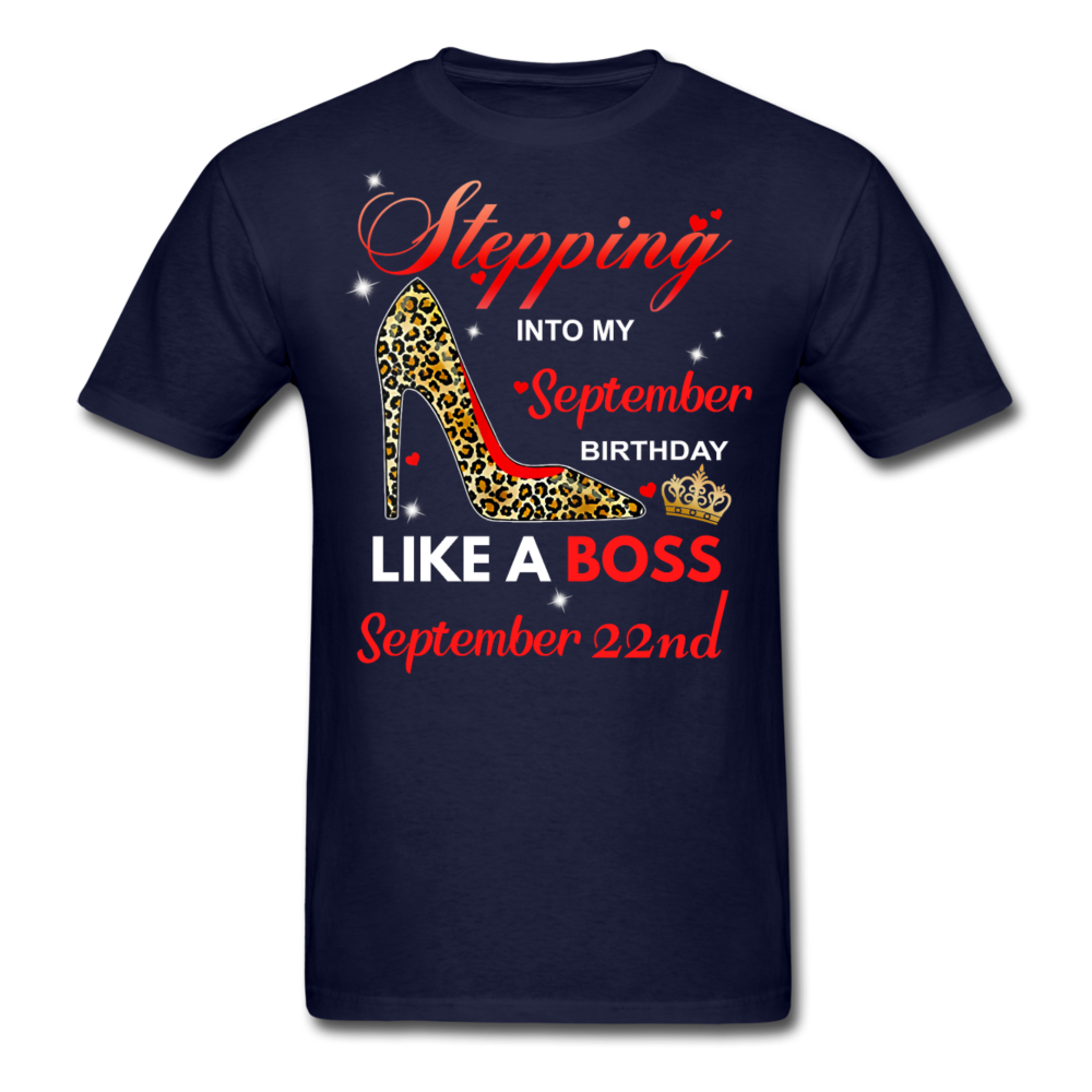 BOSS 22ND SEPTEMBER UNISEX SHIRT - navy