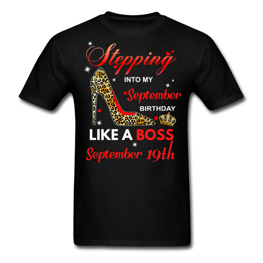 BOSS 19TH SEPTEMBER UNISEX SHIRT - black