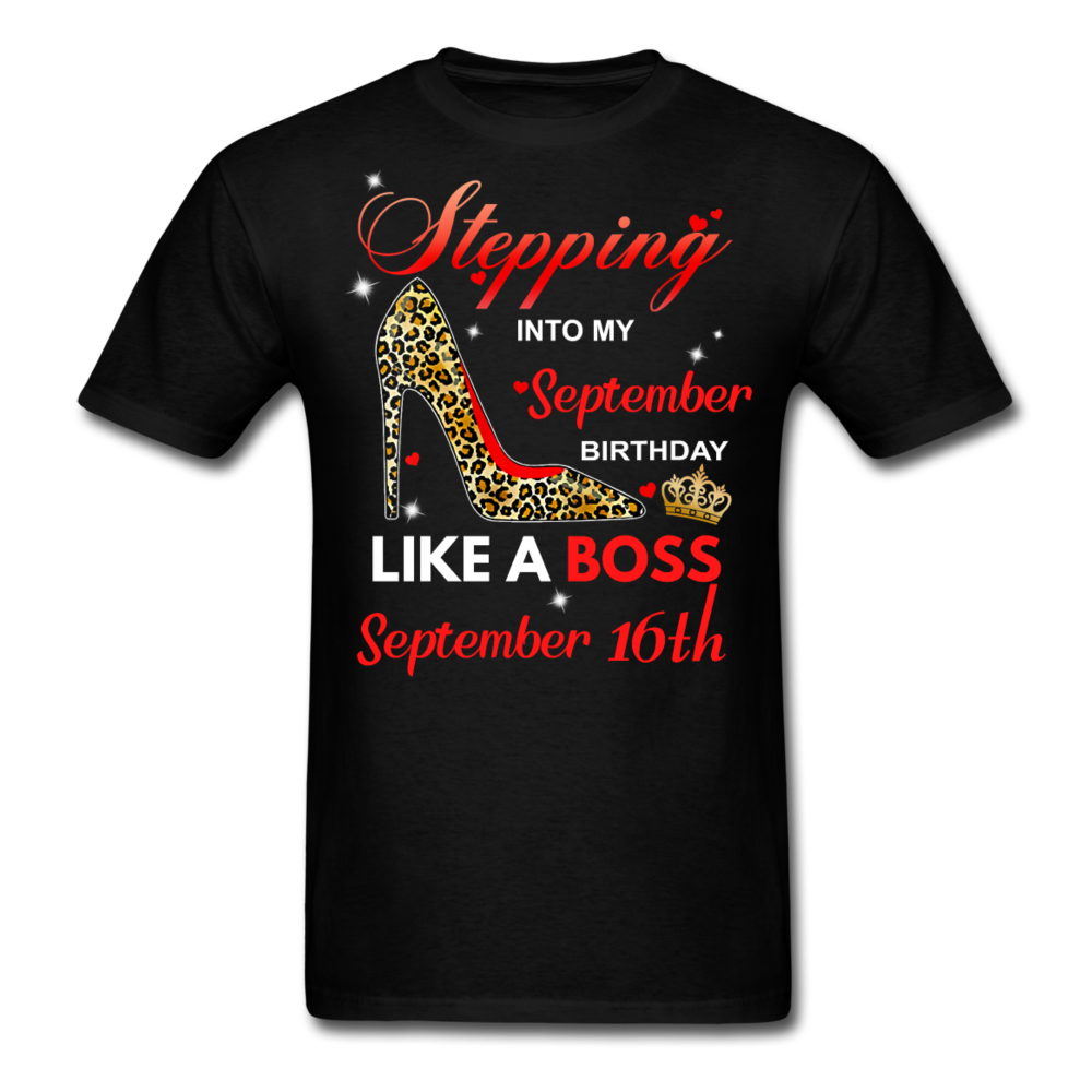 BOSS 16TH SEPTEMBER UNISEX SHIRT - black