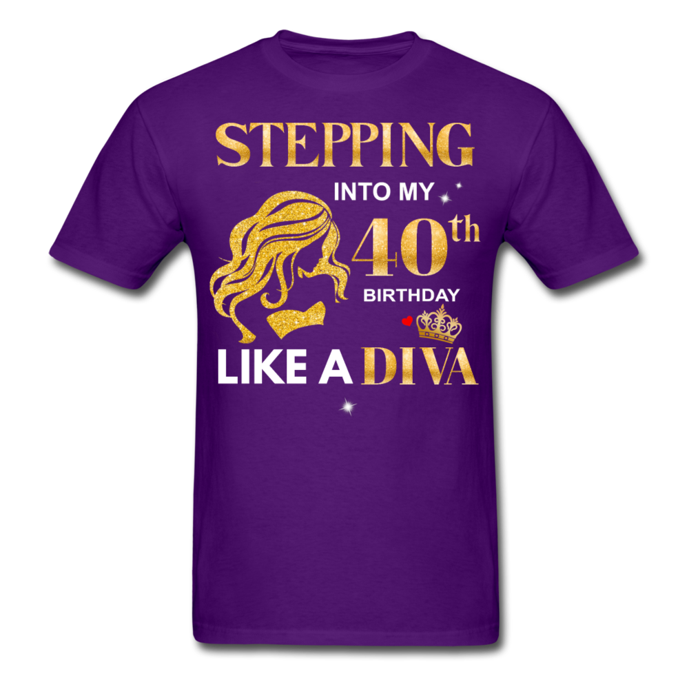 DIVA 40 UNISEX SHIRT - purple