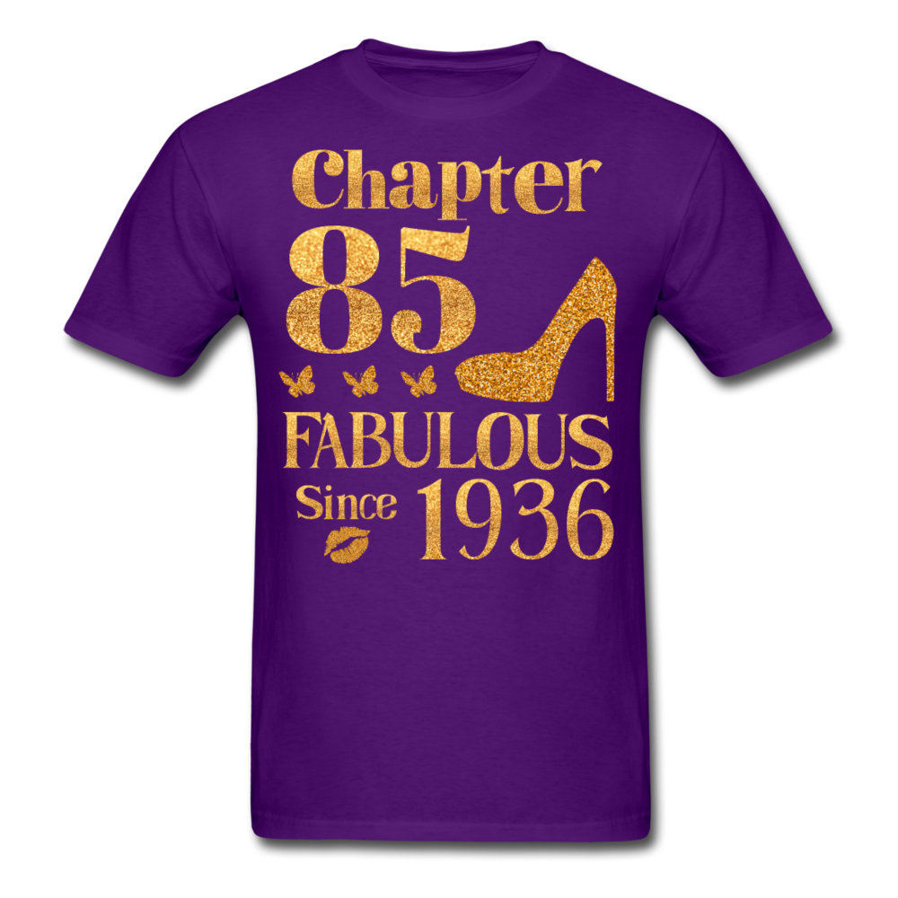 GOLD 85 UNISEX SHIRT - purple