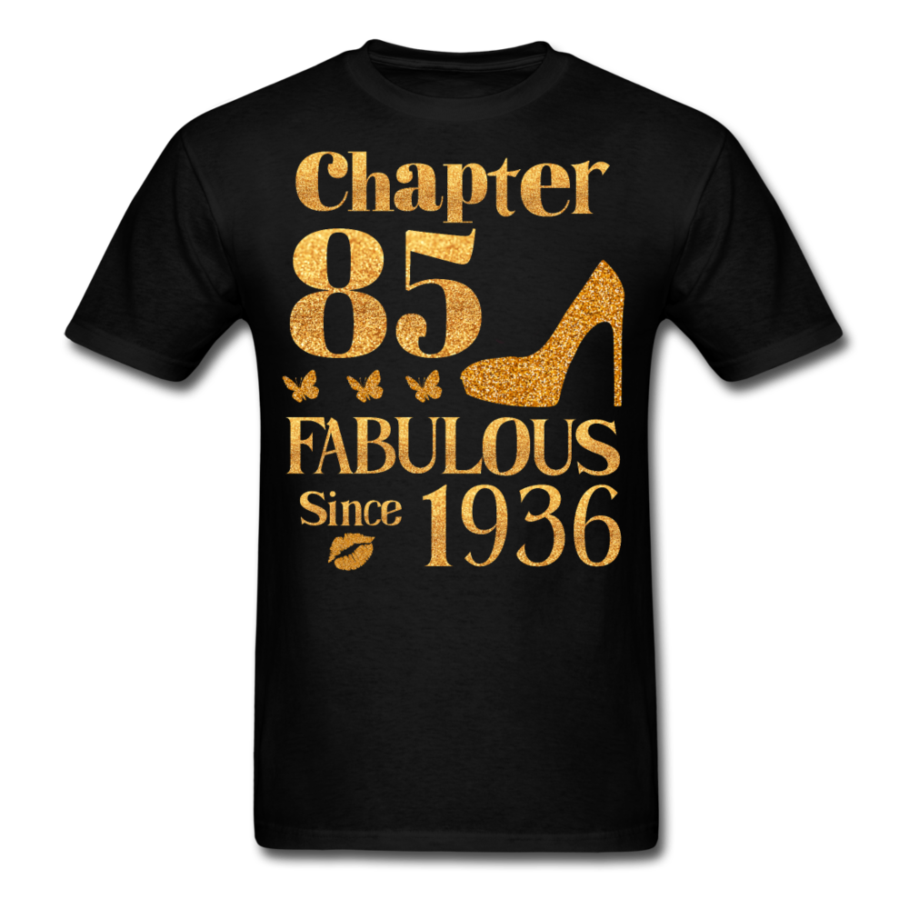 GOLD 85 UNISEX SHIRT - black