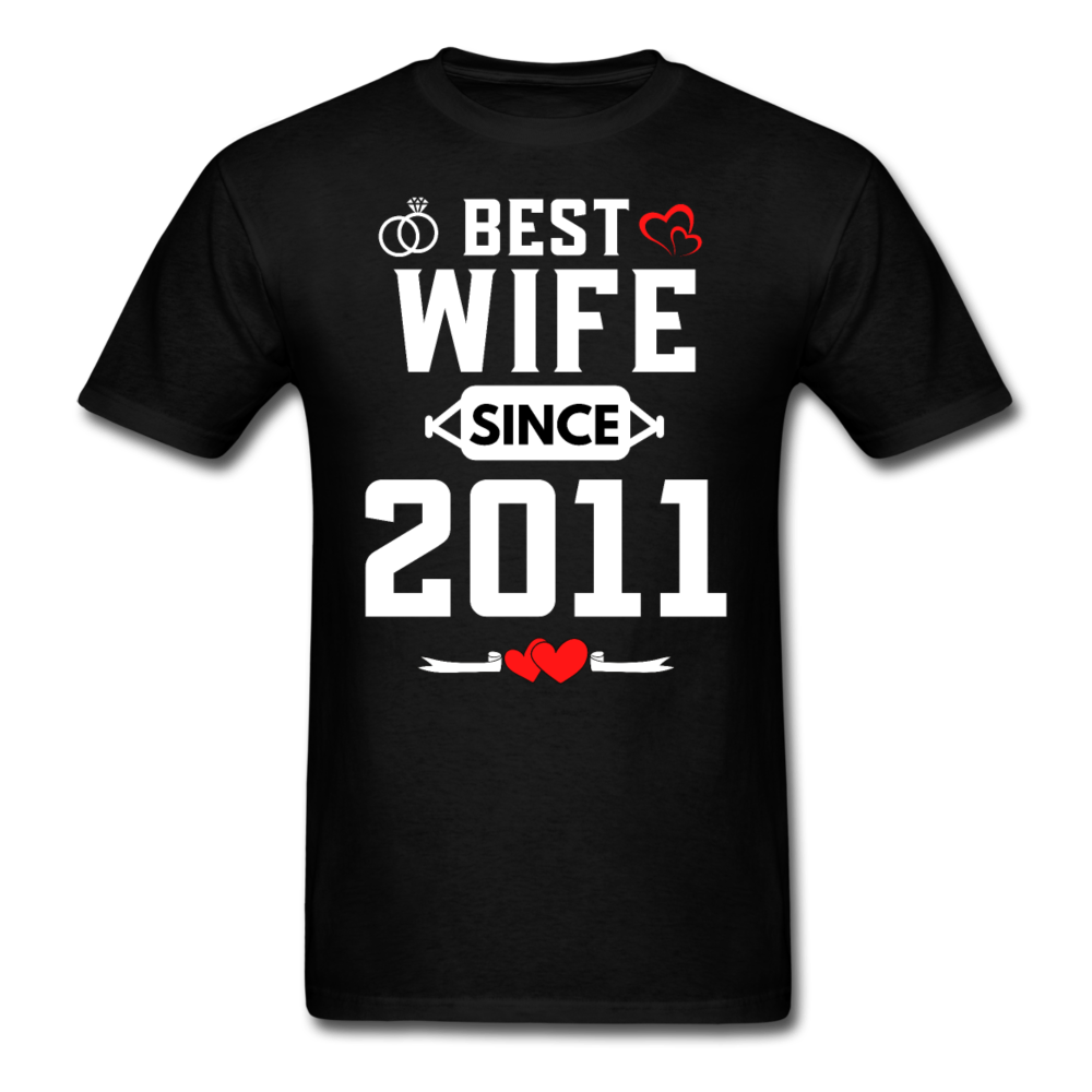 BEST WIFE 2011 UNISEX SHIRT - black