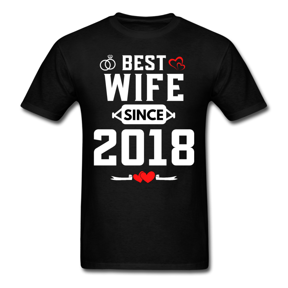 BEST WIFE 2018 UNISEX SHIRT - black