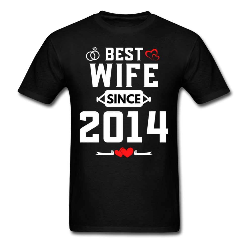 BEST WIFE 2014 UNISEX SHIRT - black