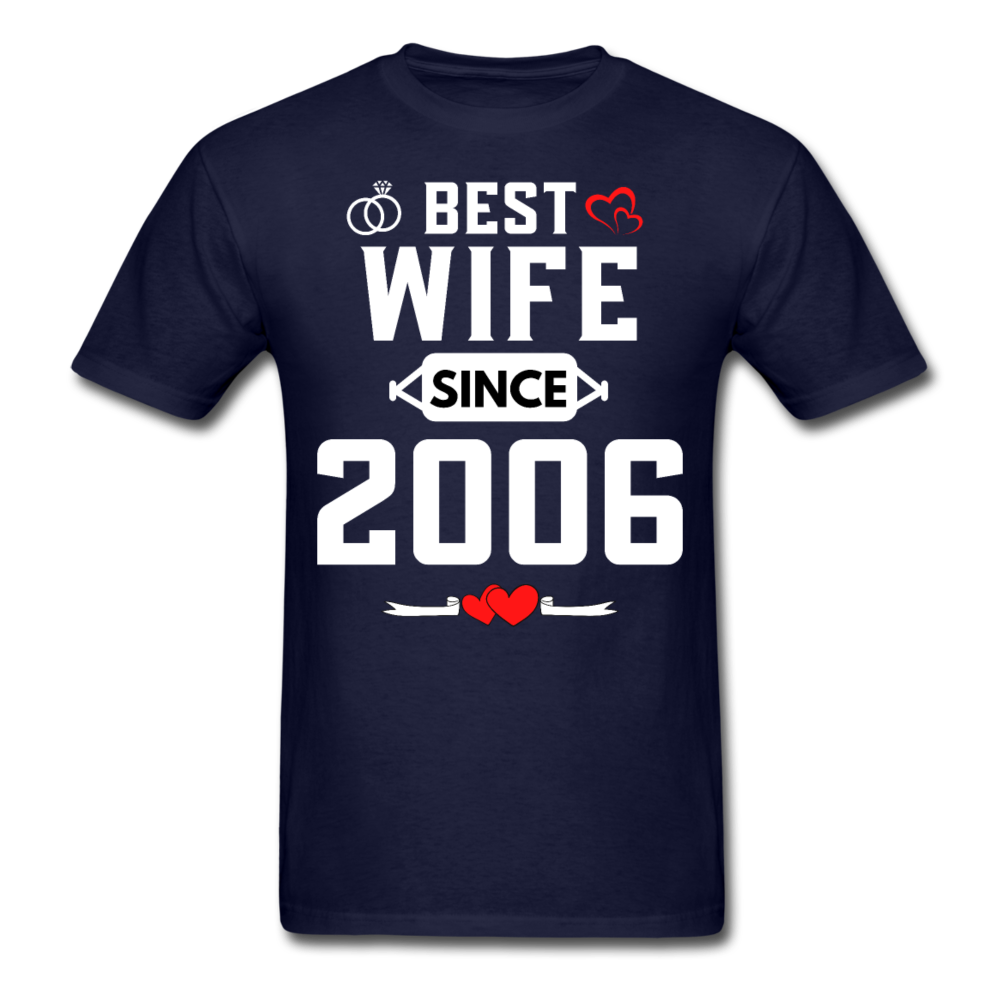 BEST WIFE 2006 UNISEX SHIRT - navy