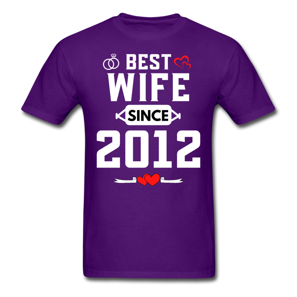 BEST WIFE 2013 UNISEX SHIRT - purple