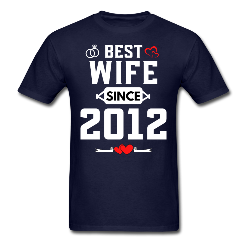 BEST WIFE 2013 UNISEX SHIRT - navy