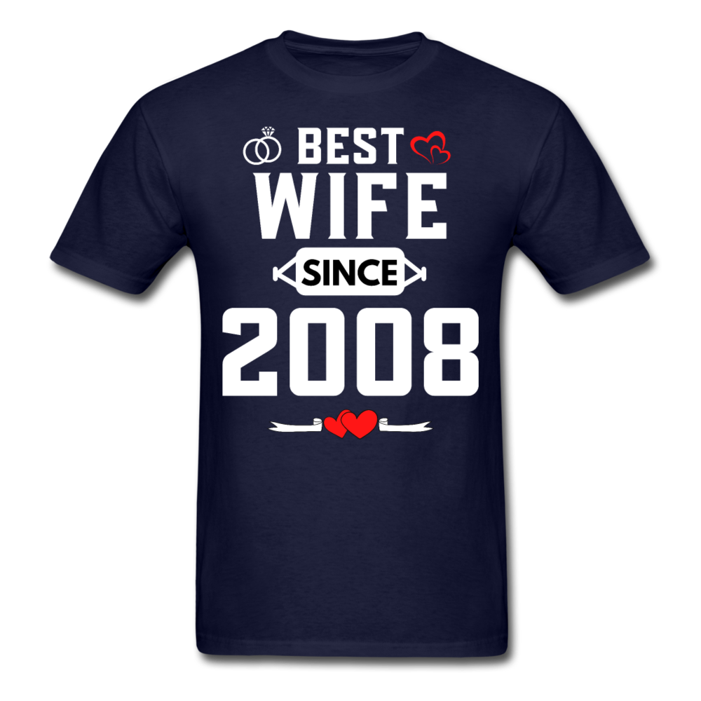 BEST WIFE 2018 UNISEX SHIRT - navy