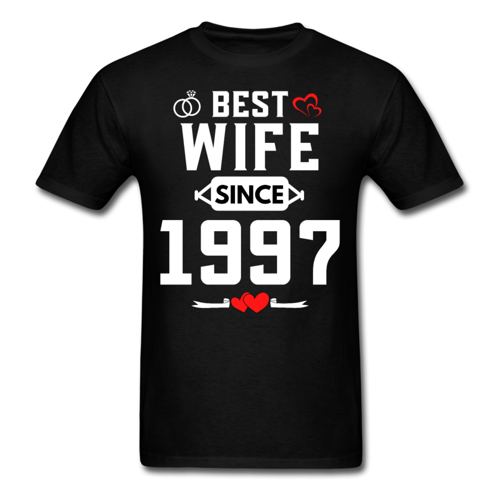 BEST WIFE 1997 UNISEX SHIRT - black